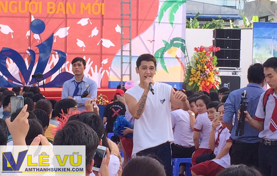 Cho thuê âm thanh ánh sáng, màn hình led, sân khấu lễ ra quân Vinschool Tân Cảng và THPT Nhân Việt